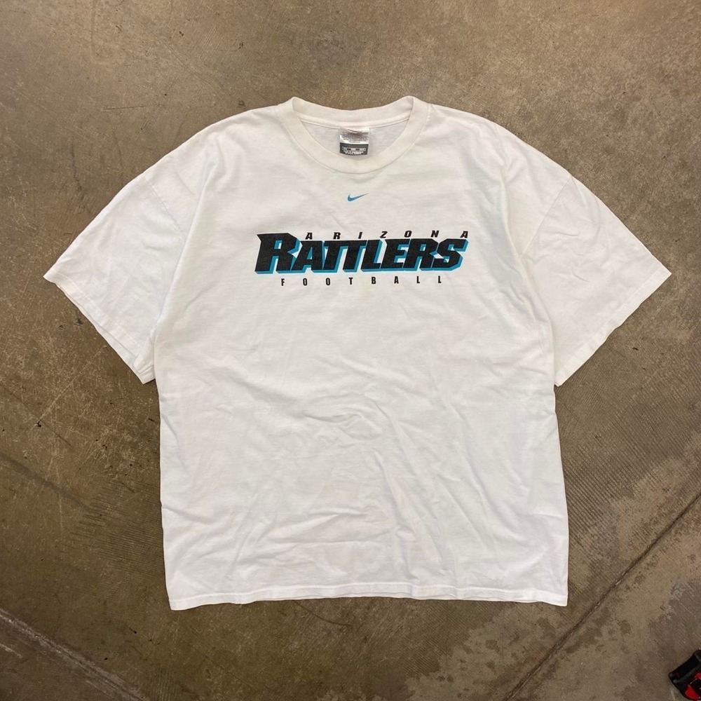 Vintage Arizona Rattlers Nike Center Swoosh 90s Arena Football League Shirt XXL